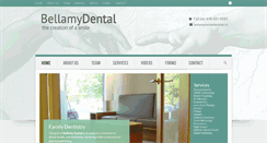 Desktop Screenshot of bellamydental.com
